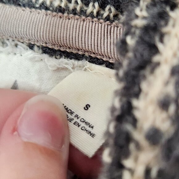 ANGEL OF THE NORTH Anthropologie Wool Gray Equinox Chunky Cardigan Sweat… - Picture 5 of 7